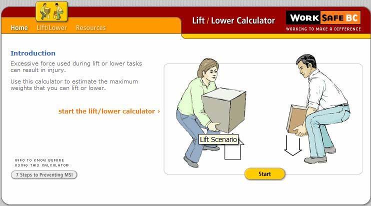 On-line Lift/Lower Calculator http://www2.