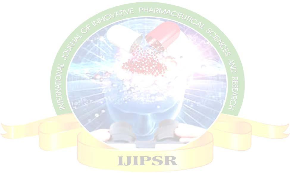 International Journal of Innovative Pharmaceutical Sciences and Research www.ijipsr.