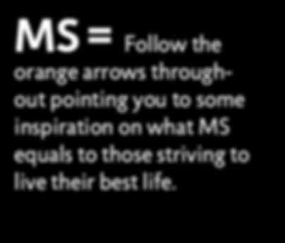 In these pages, you ll find information about the programs, resources, opportunities and services available to anyone affected by MS.