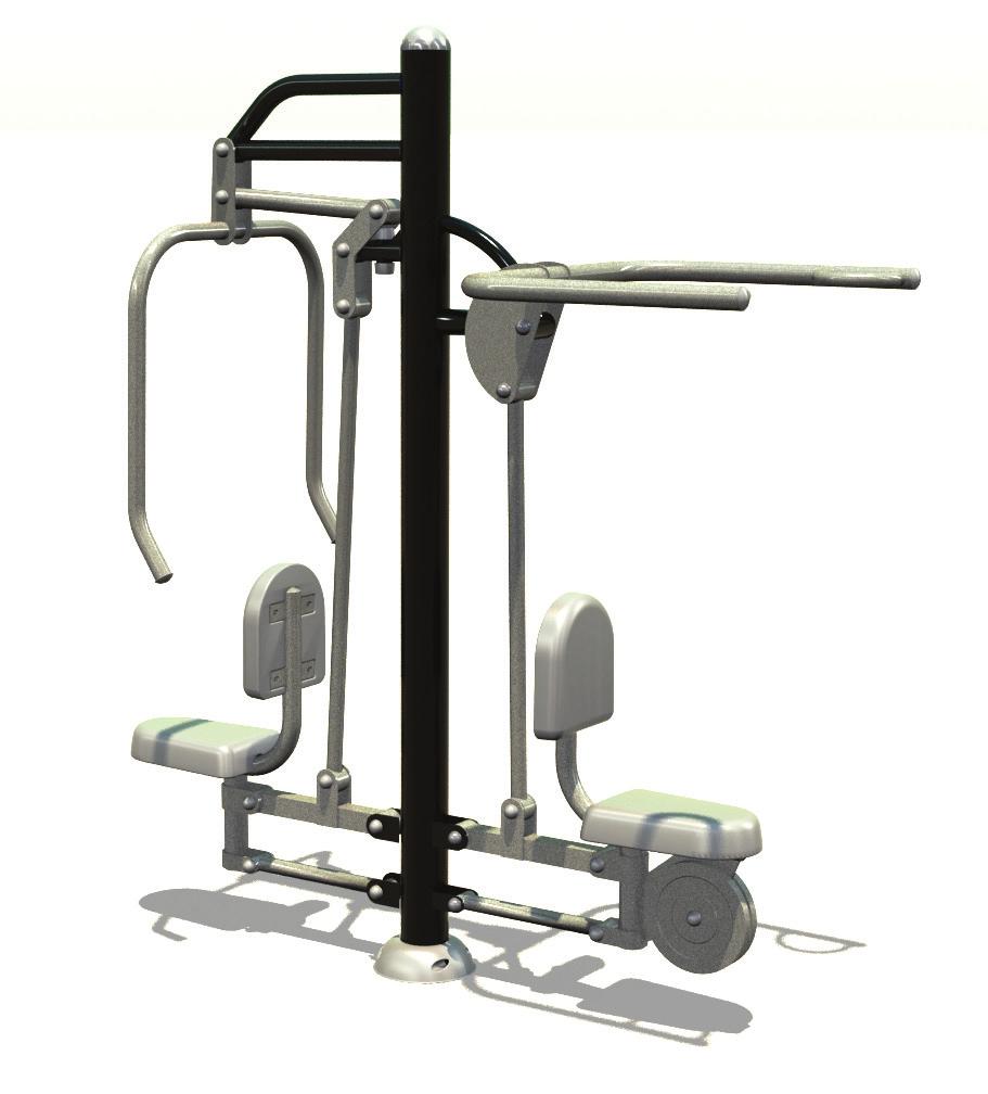 lat pull Down / chest press 4641140 L 190cm x W 90cm x H 230cm The Lat Pull Down and the Chest