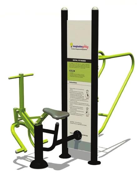 COLOUR CHOICE HYBRID SERIES fit rider / dip bars 4641053 L cm x W cm x H cm The Fit Rider is an ideal activity for a full body cardiovascular work out, distributing your weight and working every