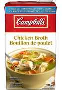 Example Broth 25% Less Sodium 1 Serving 250ml Calories 10 Total Fat 0 0% Saturated Fat 0 0% Cholesterol 0 Sodium 420mg 18% Carbohydrate 1g 0% 1g