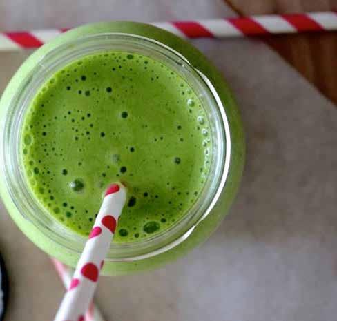 Vegan Cake Batter Green Protein Smoothie Protein-packed, vibrant, and super kid-friendly! Serving Size: 2.
