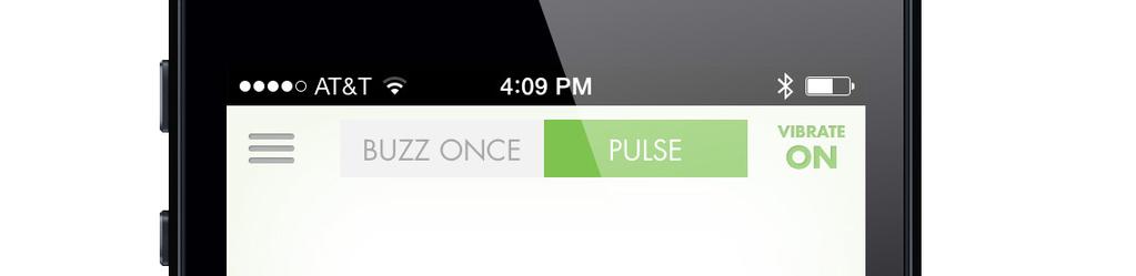 Pulse Mode: The sensor will continuously pulse with buzzes for as long as you are in bad posture.