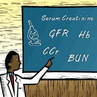 LABS Glomerular filtration rate (GFR) is the best measure of kidney function.
