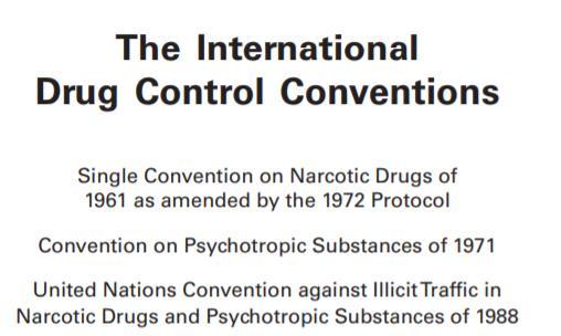 International - Each Party shall establish as a criminal offence... the cultivation of cannabis plant for the purpose of the production of narcotic drugs.