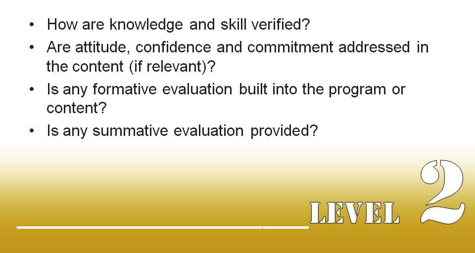 Job Aid: Questions to Ask Externally (of the external consultant, vendor or training provider)