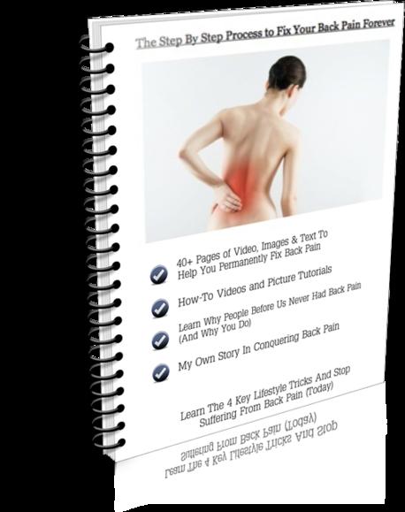 The Step By Step Process to Fix Your Back Pain Forever Table of Contents 4 Things You Can