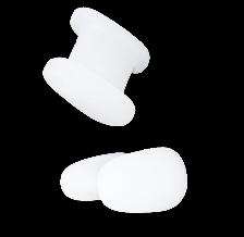 - Simple Toe Separator You cannot use this gel with barefoot, but if you are looking for a toe