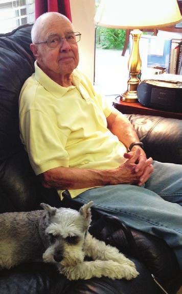 Survivor Story A kidney cancer cure with SABR Ray Kebodeaux, 87, of Allen, Texas, is sitting on a black leather couch in his living room with a gray fox terrier settled against his legs.