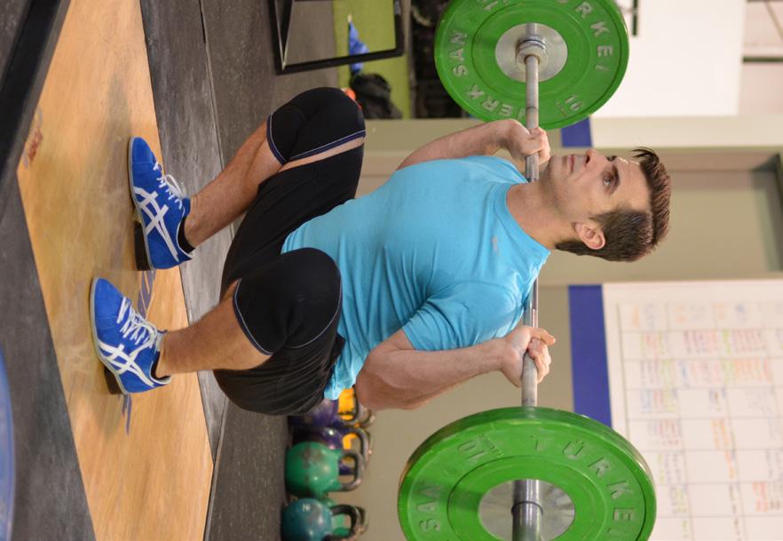 However, a more important consideration is how low the athlete is able to receive the bar in the squat stance.