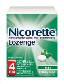 Nicotine replacement therapy Three OTC options: patch, gum, lozenge.