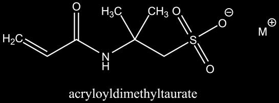 ABSTRACT This is a review of the safety of 2 acryloyldimethyltaurate polymers as used in cosmetics.