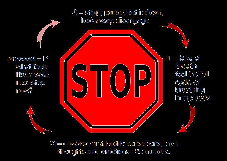 The STOP practice Stop.