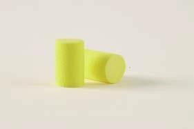 E-A-R Classic Earplugs Available corded, uncorded and with dispenser SNR: 28dB Effective + Exposed cell surface texture resists movement and helps