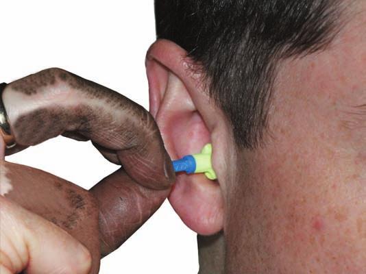 3M Passive Protection Pod Earplugs Pod earplugs are very easy to insert since there is no roll down needed: just use