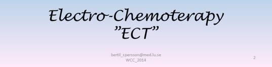 and electro-chemotherapy in
