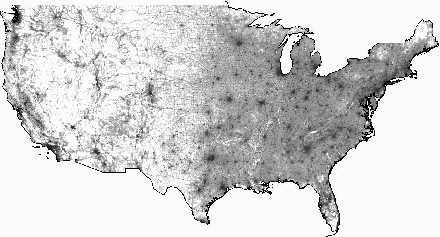 A US pandemic Large urban centres affected first, followed by spread to less densely populated areas. R 0 =2.0/1.