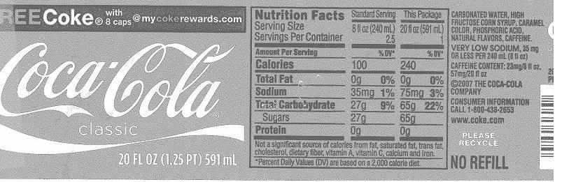 Activity 3 (continued): Learn to Read the Nutrition Facts Is Coca- Cola an unhealthy drink? Why?