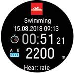 AFTER YOUR SWIM An overview of your swimming data is available in the training summary on your watch right after your session.