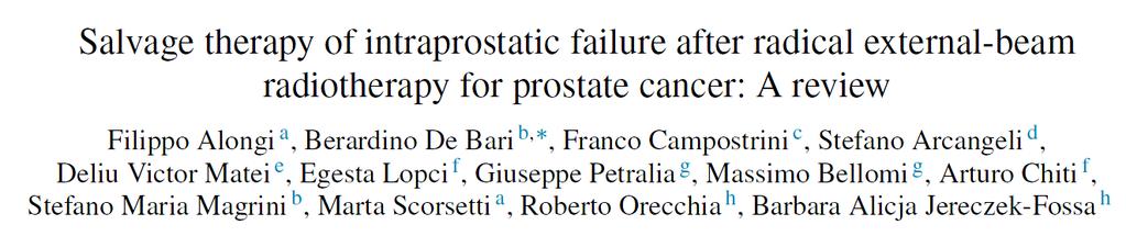 strategy for prostate