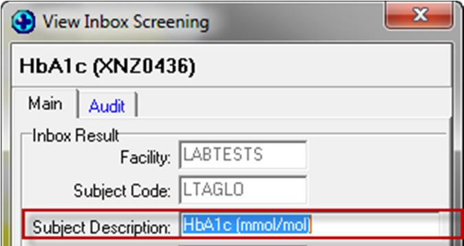 What will occur if you do not run the HbA1c % to mmol Utility If you do not run the HbA1c % to mmol Utility the following will occur: You will NOT see any changes in any screens.