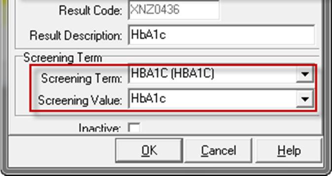 When the labs stop sending HbA1c as a % then your current HbA1c Screening Term will stop being populated from your lab results. Therefore any Screening Term and Advanced Form will not auto populate.