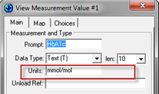 To check your Inbox Screening Mapping is correct: 1. Go to Setup In/Outbox Inbox Screening. 2. Scroll down until you find your HbA1c entries. 3.