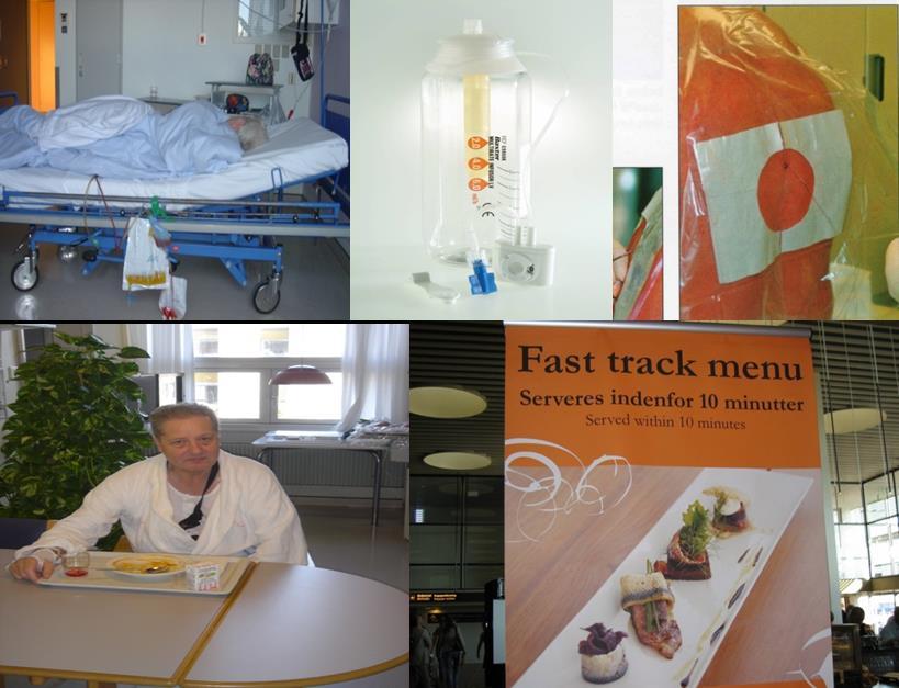 Fast-Track Care - The Second Revolution in Colorectal Surgery LAFA-trial: Ann Surg 2011 Laparoscopy, early mobilization and oral intake associated with shortened hospital stay.