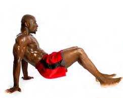 Keep your body in one straight line without dropping your hips.