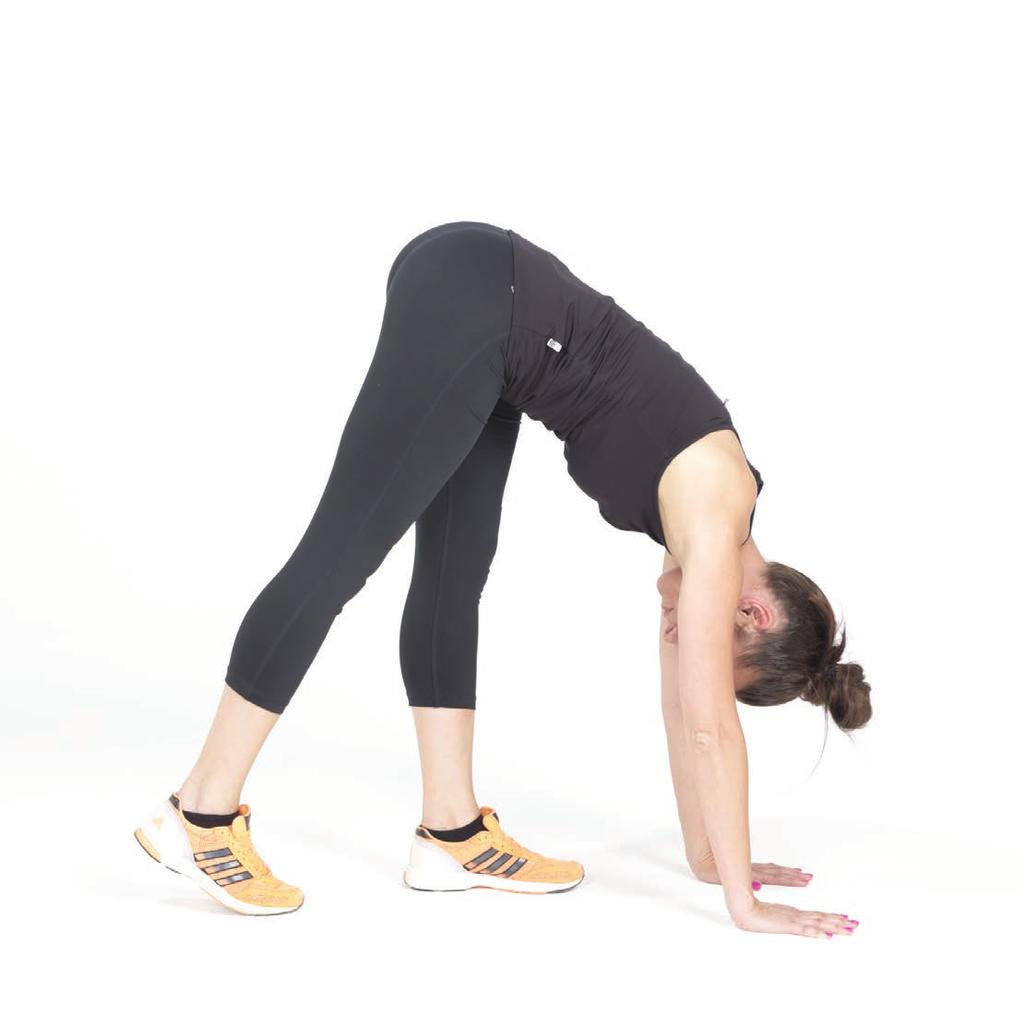position with legs bent or straight