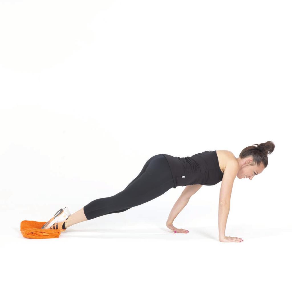 7C Alligator Drag Start in the push-up position place feet on a