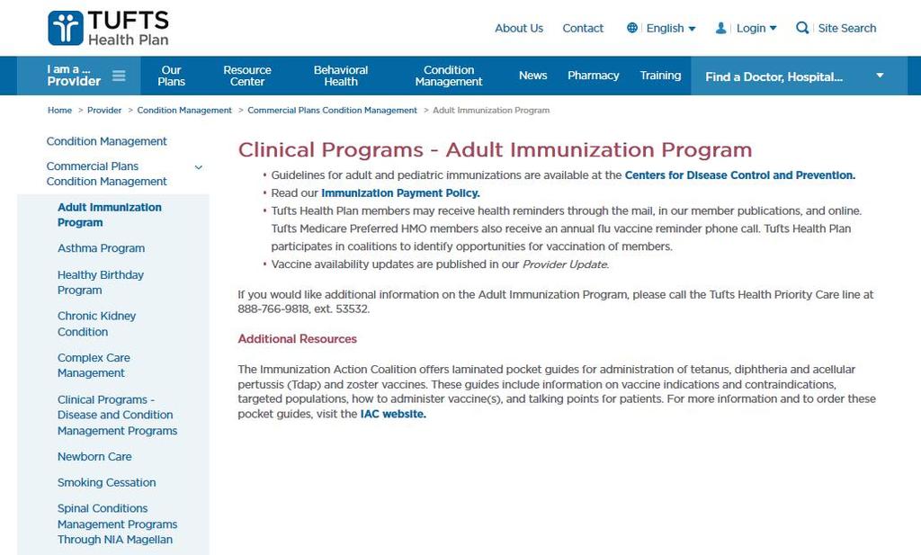 Clinical Programs -