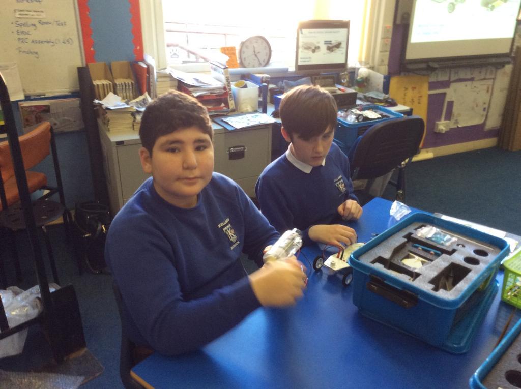 P6/7 Electric Car Workshop World of Creative Ideas topic work, bringing together learning on inventions, transport, forces and renewable energy.