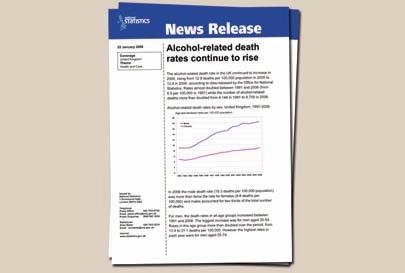 9 per 100000 population in 1991). Male alcohol related deaths accounted for two thirds of the total amount of alcohol related deaths in 2006, with a rate of 18.3 deaths per 100000 compared to 8.