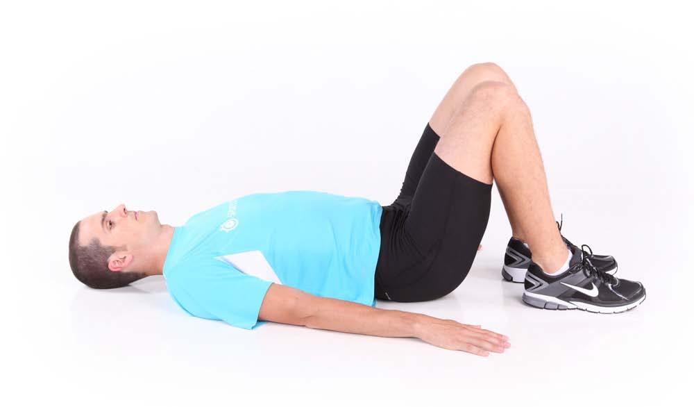 Keep the elbow on the ground directly under the shoulder.