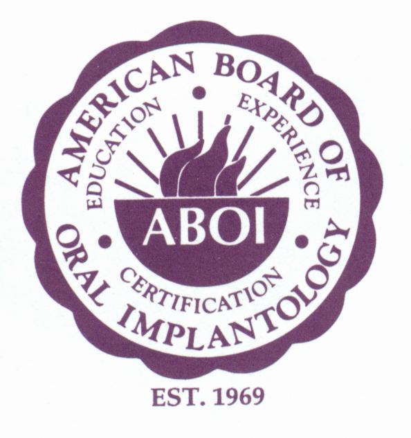 ABOI/ID Certification Examination Handbook American Board of Oral Implantology/Implant Dentistry 211 East Chicago