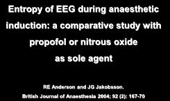 and 57 BIS and EMG BIS & PARALYSIS Conclusions BIS is an EEG variable intended to measure depth of anaesthesia EMG activity influences calculation of BIS administration of a muscle relaxant to awake