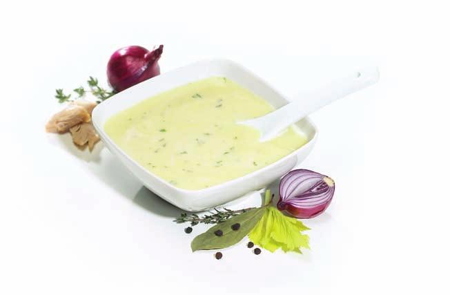 Newbury Chicken Cream Soup Serving Size: 1 packet 1.13 oz (32g) Calories 110 Calories from fat 25 Total Fat 2.