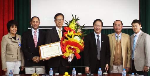 recognition of significant contributions to improving Viet Nam s livestock sector.