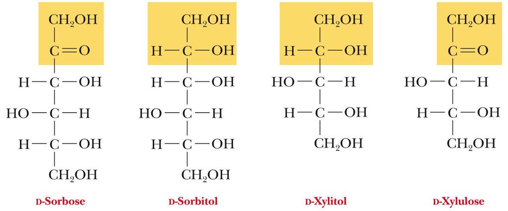 1. Reduction of the carbonyl group to a hydroxyl group by a variety of reducing agents (eg.