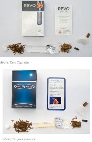 cigarettes Positioned to appeal to