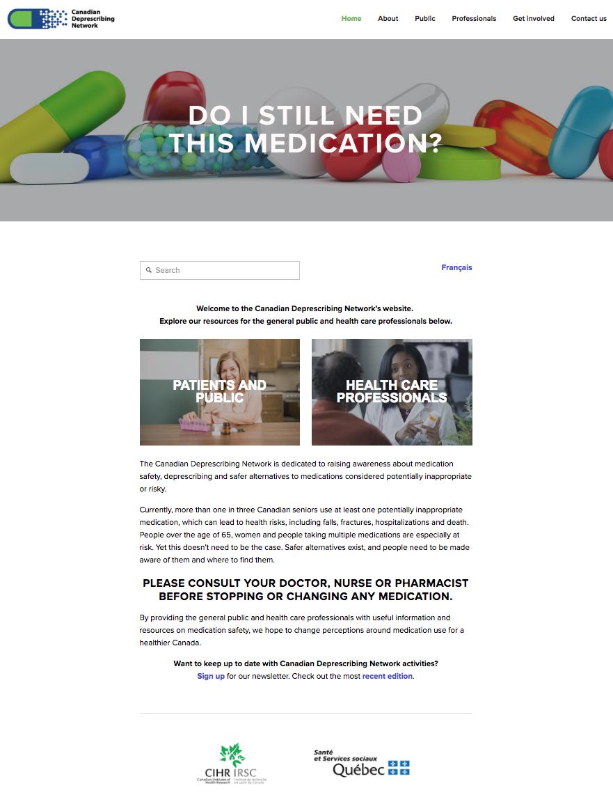MEDICATION SAFETY WEBSITE Select pages of a