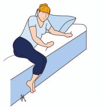 Try to get in and out of bed correctly use your abdominal/tummy muscles (as described below) for support and protection of your spine and pelvis for all activities which require effort If you