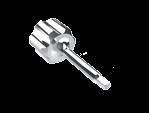 EQUATOR ANCHOR SYSTEM COMPLETE SET INCLUDES: 1 Anchor abutment 1 Stainless steel housings 1 Retentive caps - violet strong 1 Retentive caps - white standard 1 Retentive caps - pink soft 1 Retentive