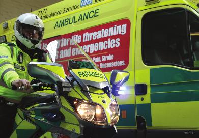 An ambulance or paramedic on a motorcycle will be dispatched (Figures 1.3a and 1.3b).