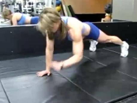 then the other to go into the low plank position.