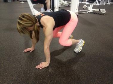 toe Repeat on opposite side Keep lower back pressed