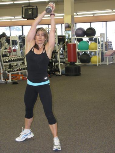 Keep your abs braced and powerfully rotate up and across the body.