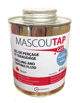 2017 CATALOG MASCOU-CUT HD MASCOU-TAP SOLUBLE CUTTING OIL ALLOWS VERY DIFFICULT TAPPING JOBS!